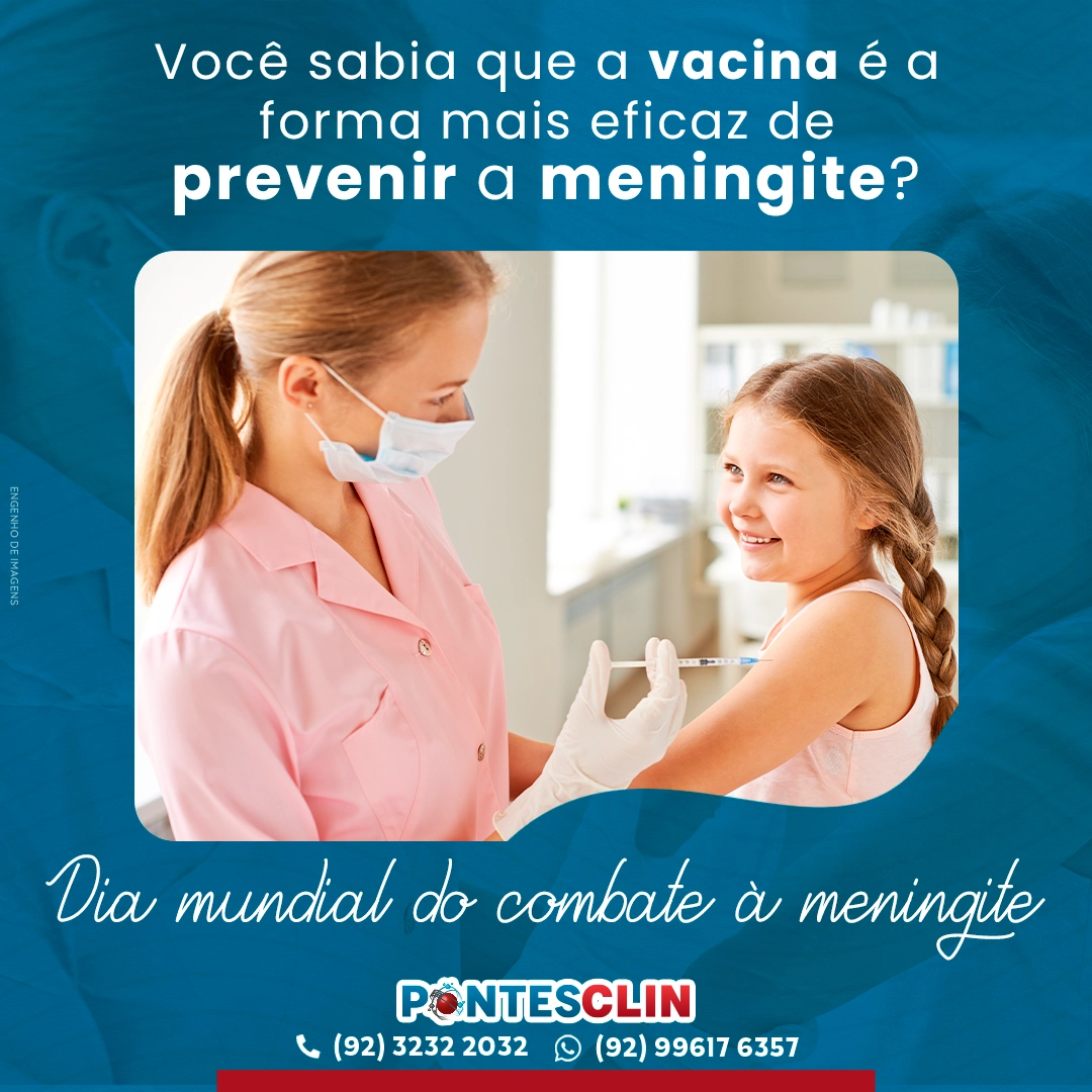 Você sabia que a vacina é a forma mais eficaz de prevenir a meningite?